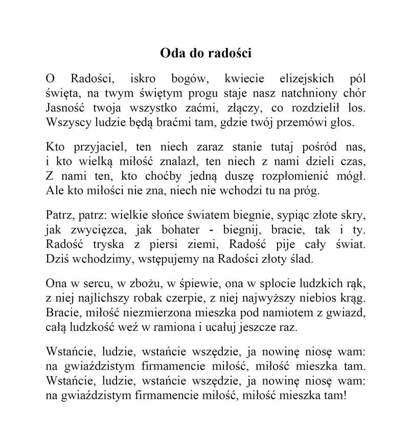 Hymn Unii Europejskiej