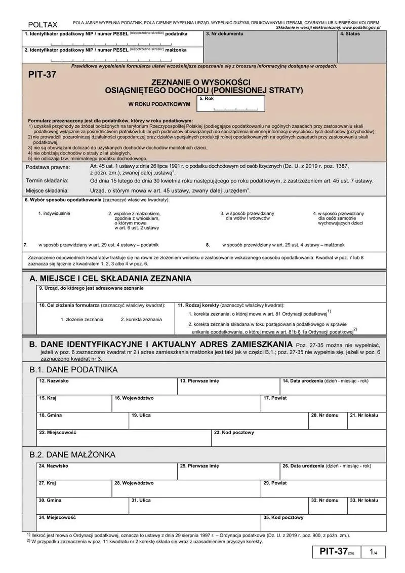 Korzyści i wady form opodatkowania