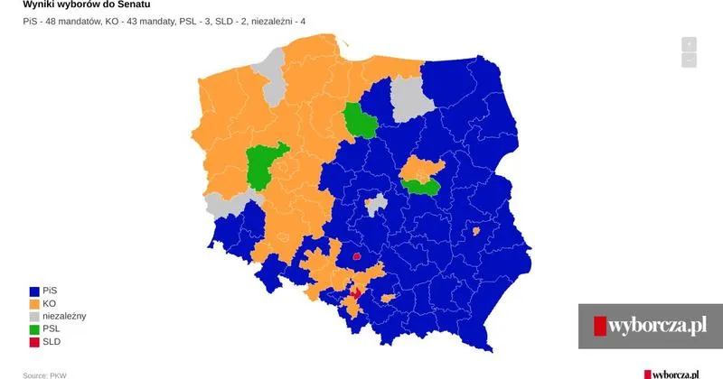 Wyniki wyborów do senatu
